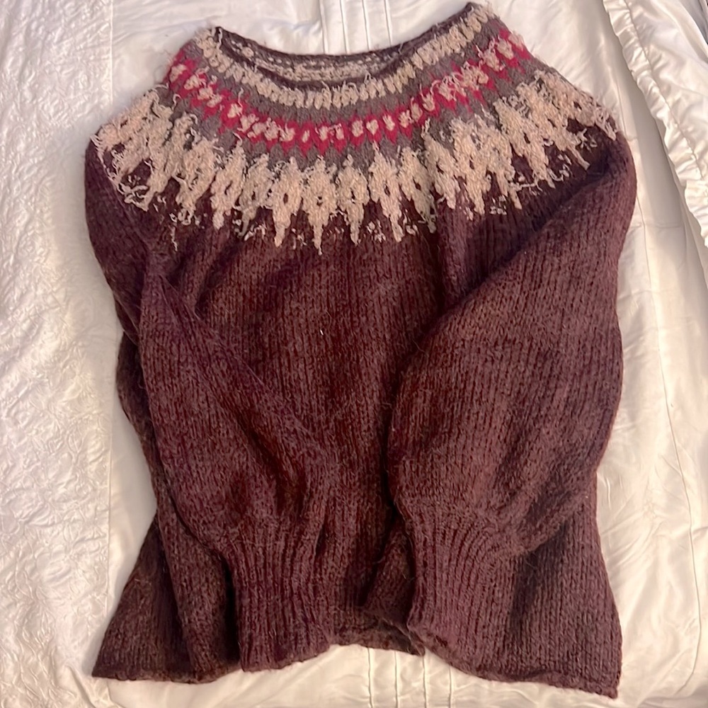Free People Baltic Fair Isle sweater